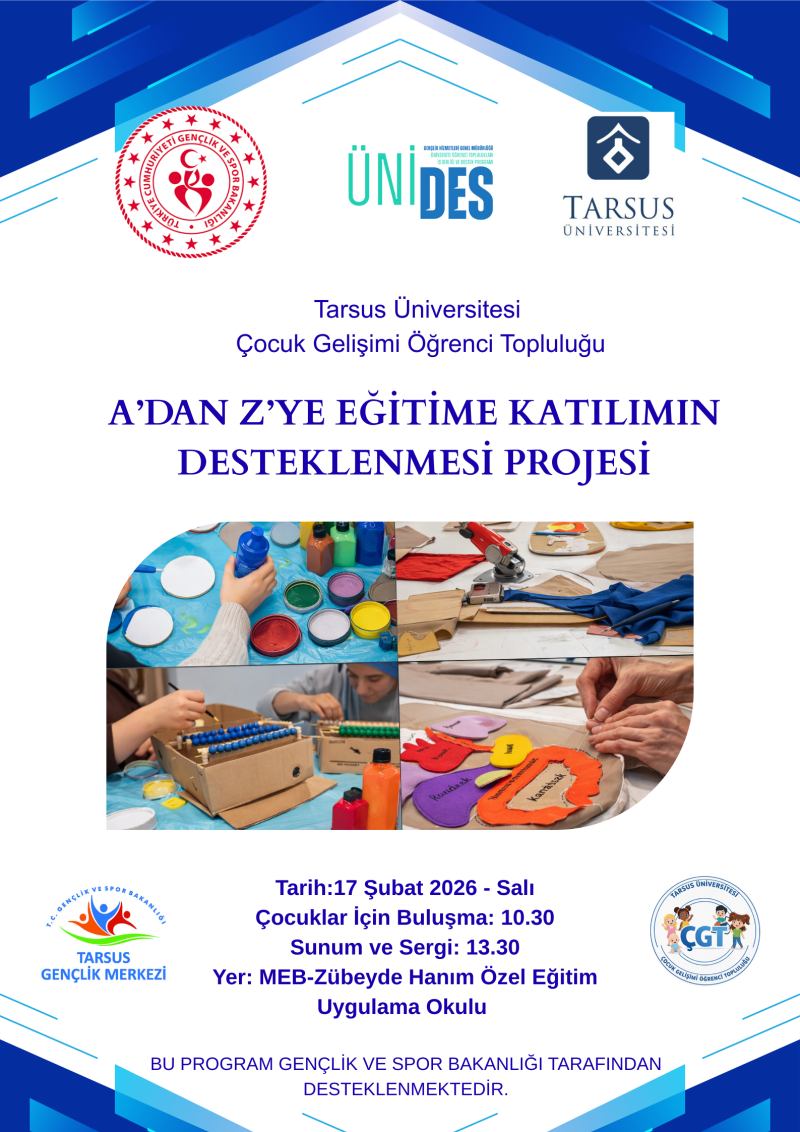 A’dan Z’ye Eğitime Katılımın Desteklenmesi Projesi